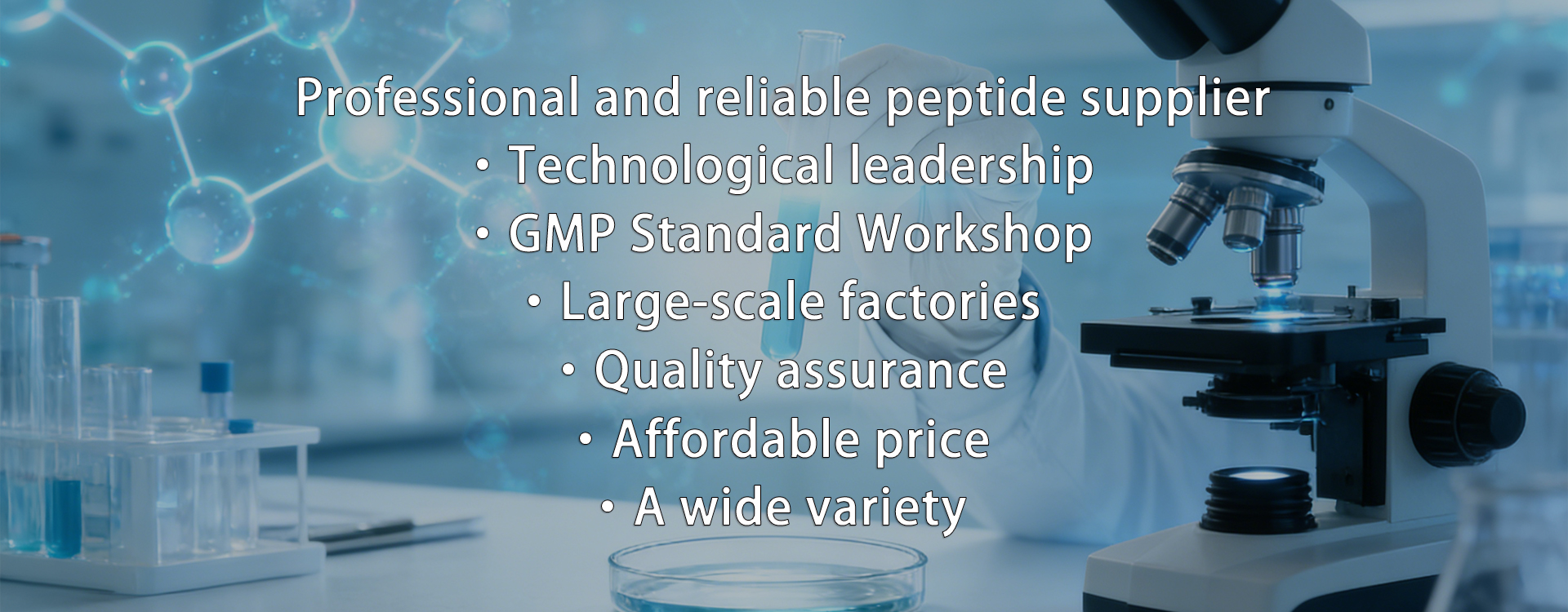 Professional and reliable peptide supplier